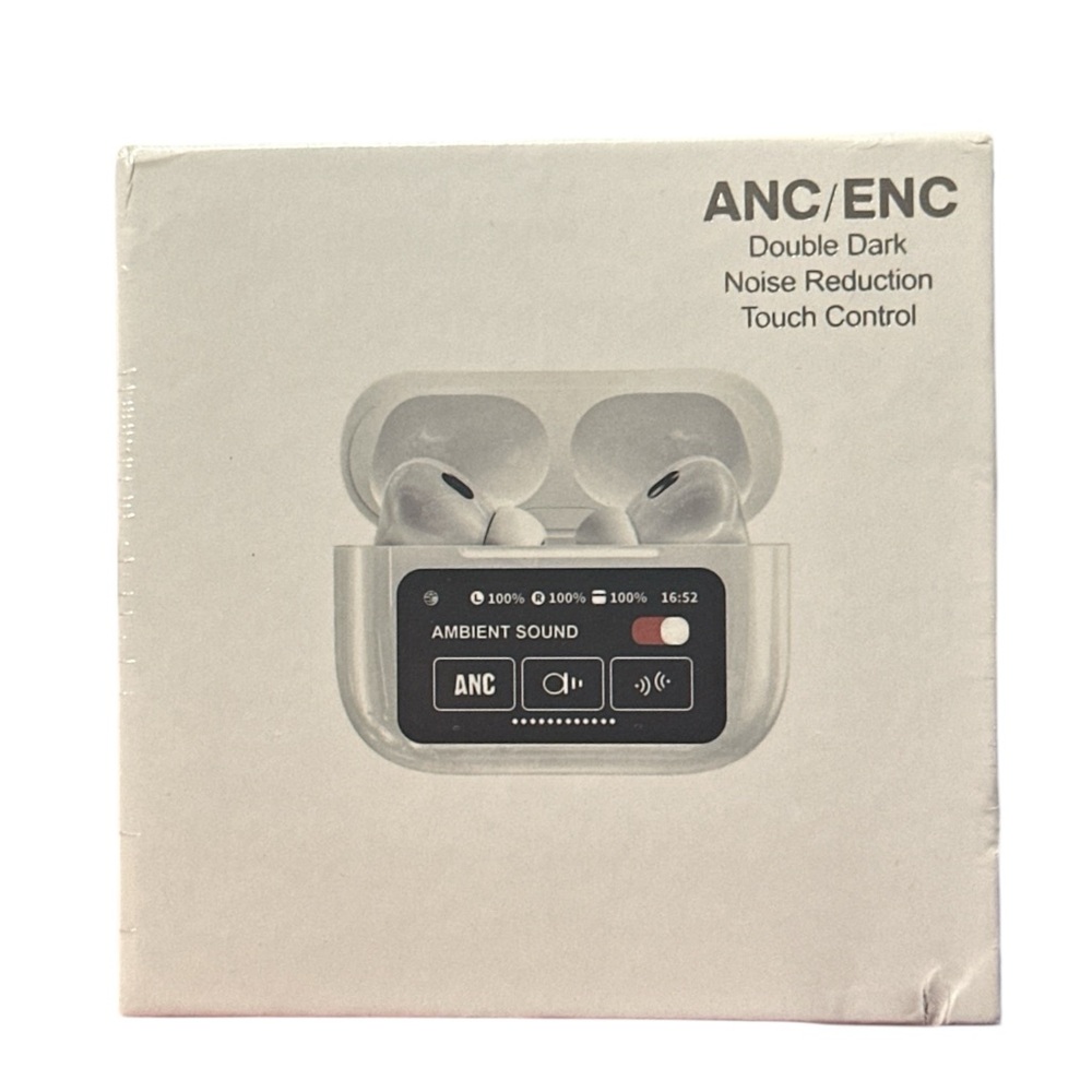 NIB, Wireless Earbuds with Noise Reduction and Touch Screen ANC/ENC